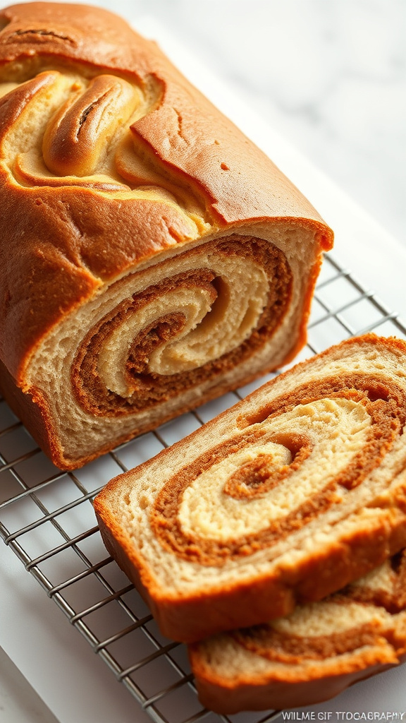 14. Peanut Butter Swirl Easter Loaf