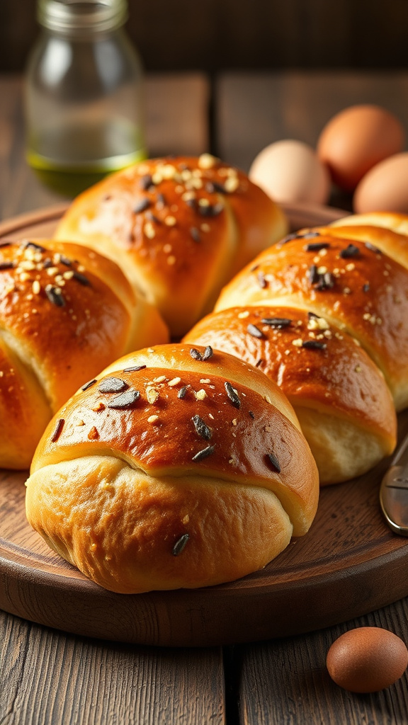 21. Rustic Olive Oil Easter Rolls