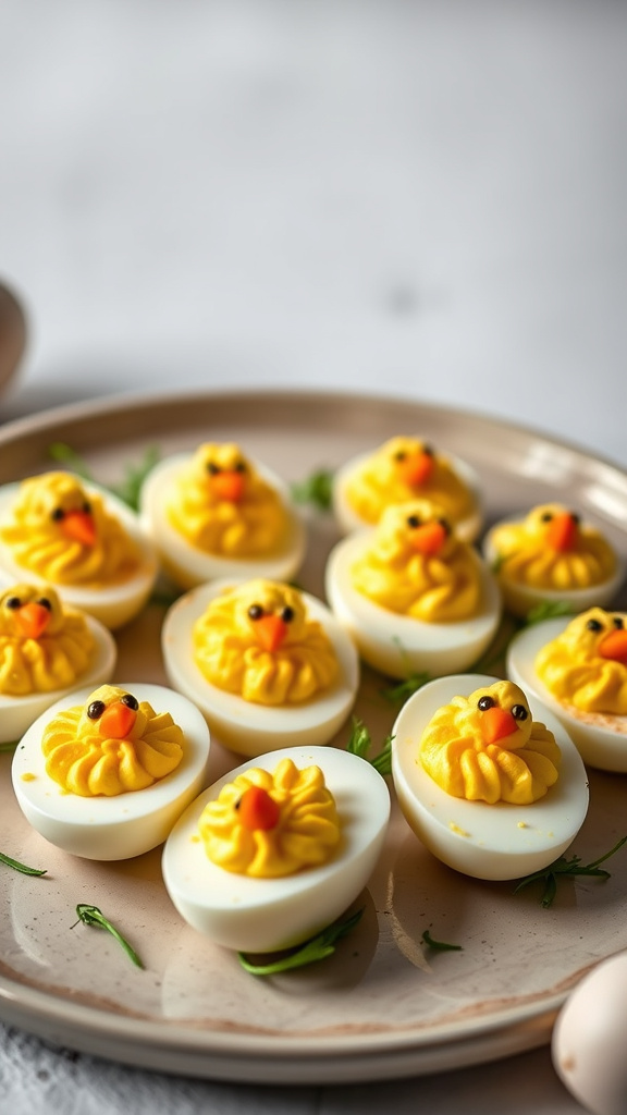 1. Deviled Egg Chicks