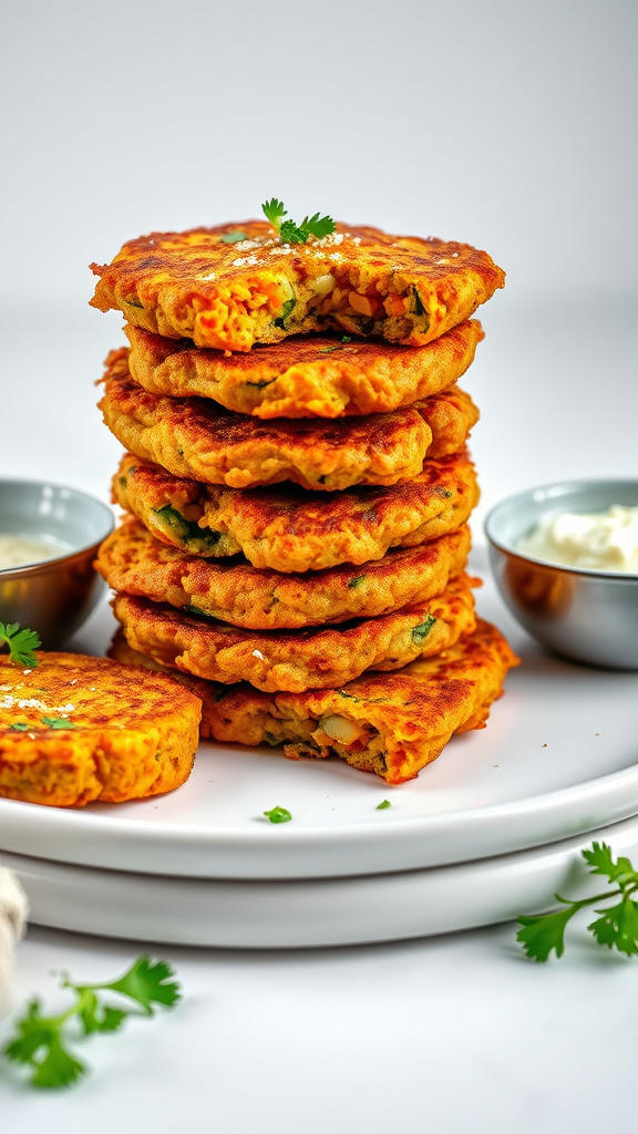 13. Carrot and Zucchini Fritters