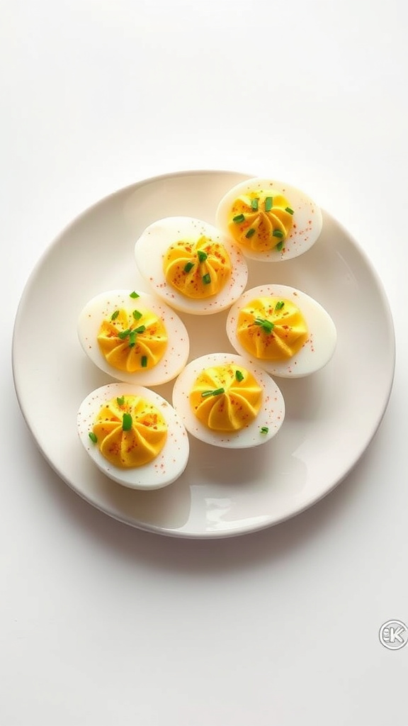 15. Greek Yogurt Deviled Eggs