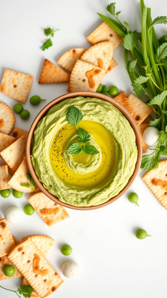 3. Spring Pea Hummus