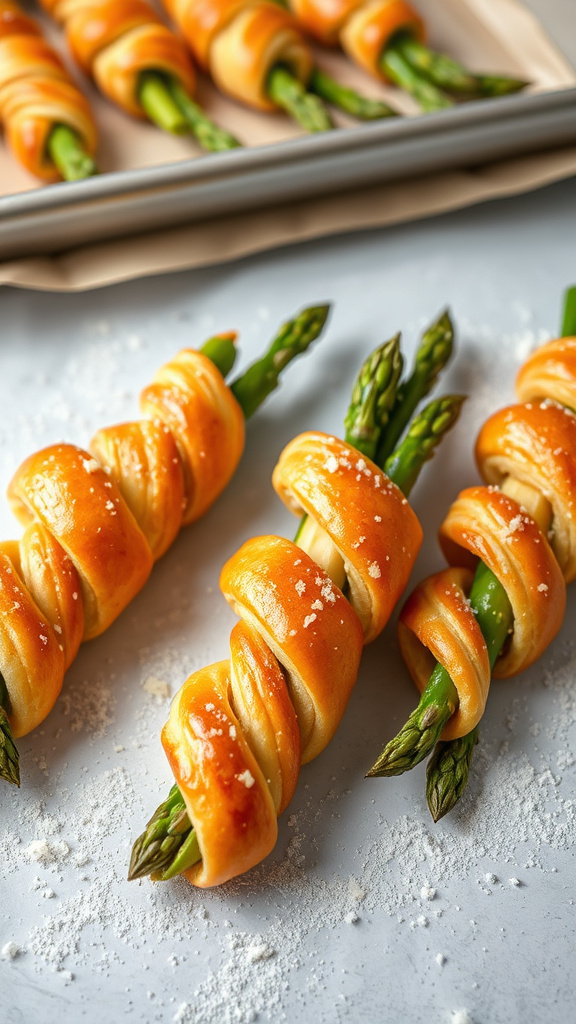 5. Asparagus Puff Pastry Twists