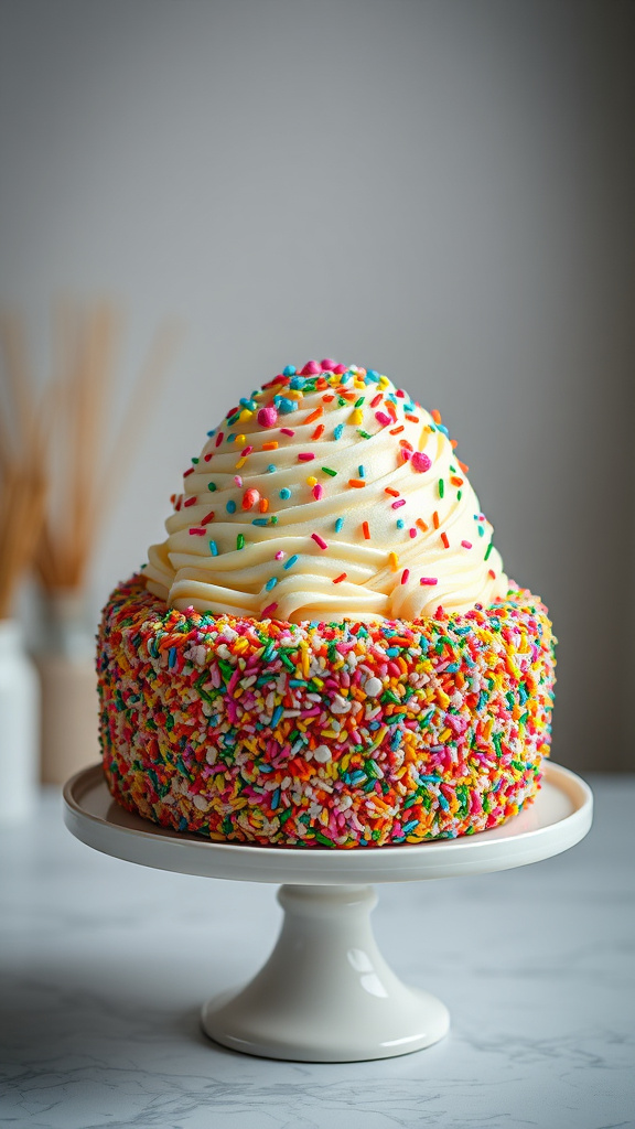 23. Confetti Funfetti Egg Cake