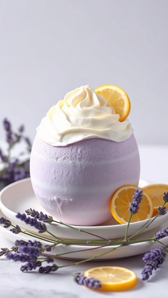 3. Lavender Lemon Easter Egg Cake