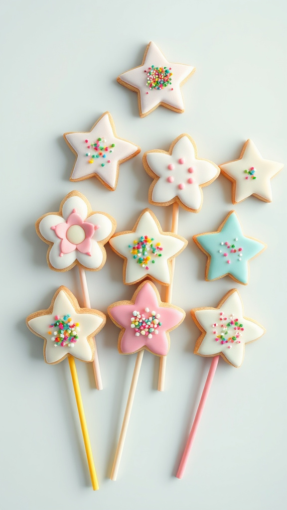 13. Springtime Sugar Cookie Wands