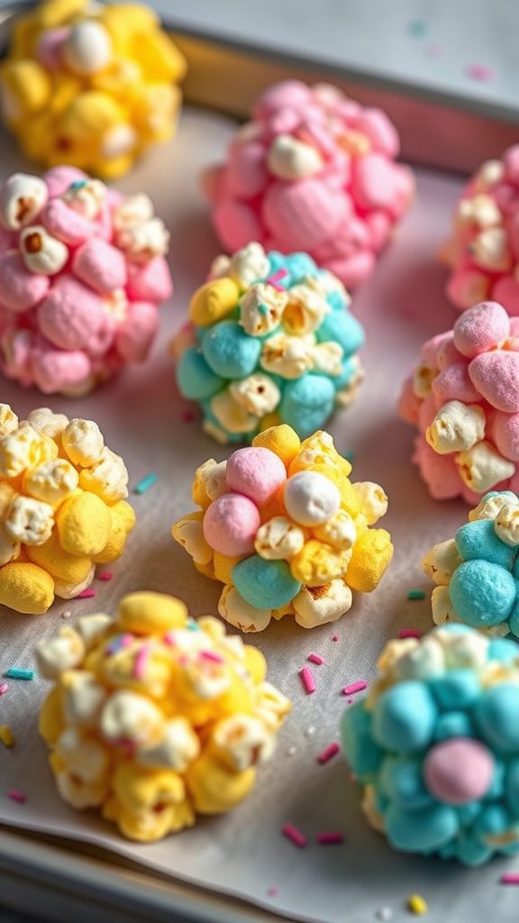 24. Peeps Popcorn Balls