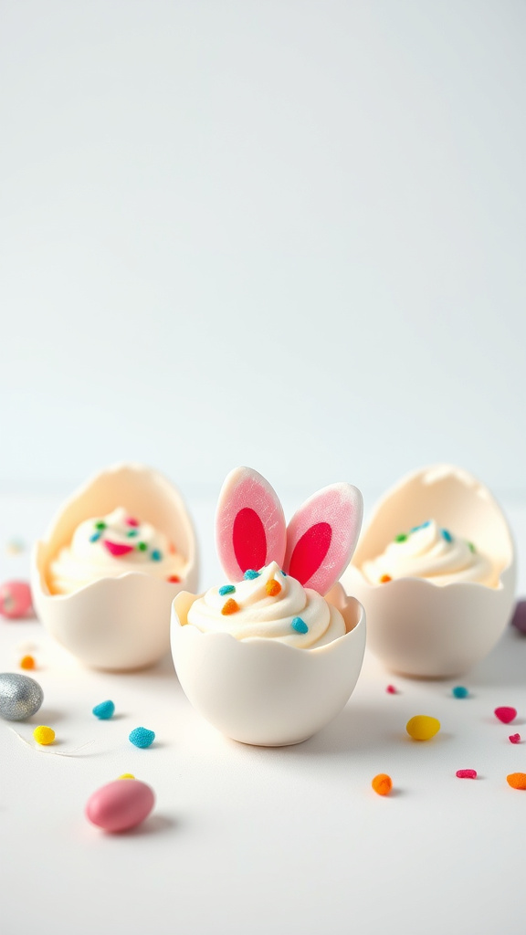 25. Yogurt-Filled Eggshell Surprises