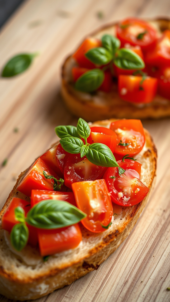 13. Garden Fresh Bruschetta