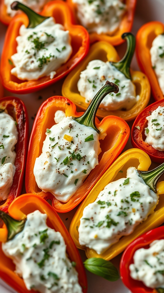 16. Herbed Ricotta Stuffed Peppers