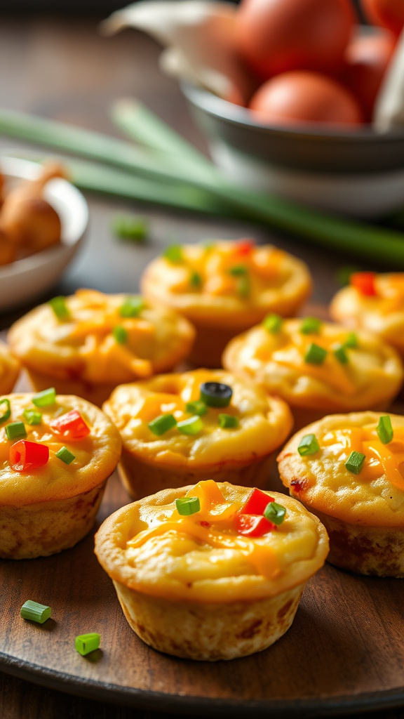 24. Mini Egg and Cheese Muffins