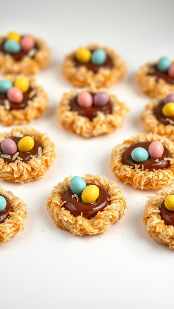 12. Coconut Bird's Nest Cookies