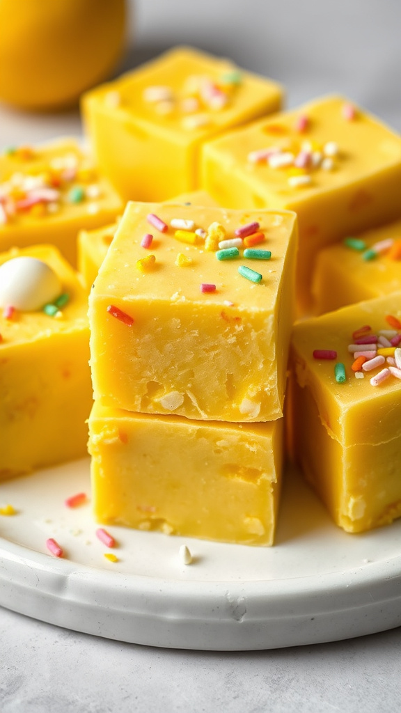 20. Twisted Lemon Easter Fudge