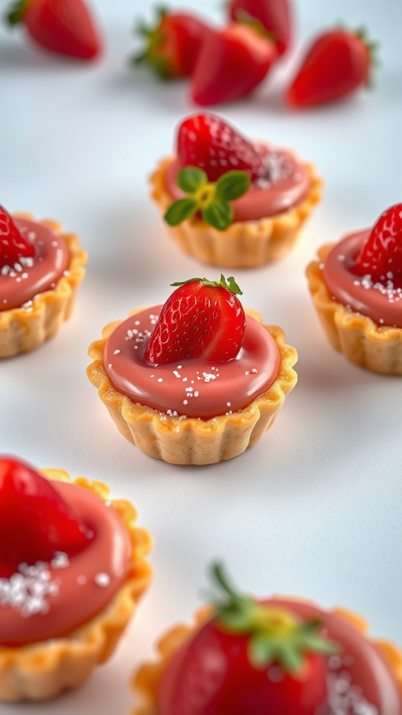 22. Sparkling Strawberry Candy Tarts