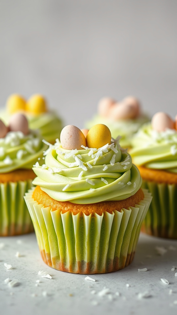 13. Matcha Green Tea Nests