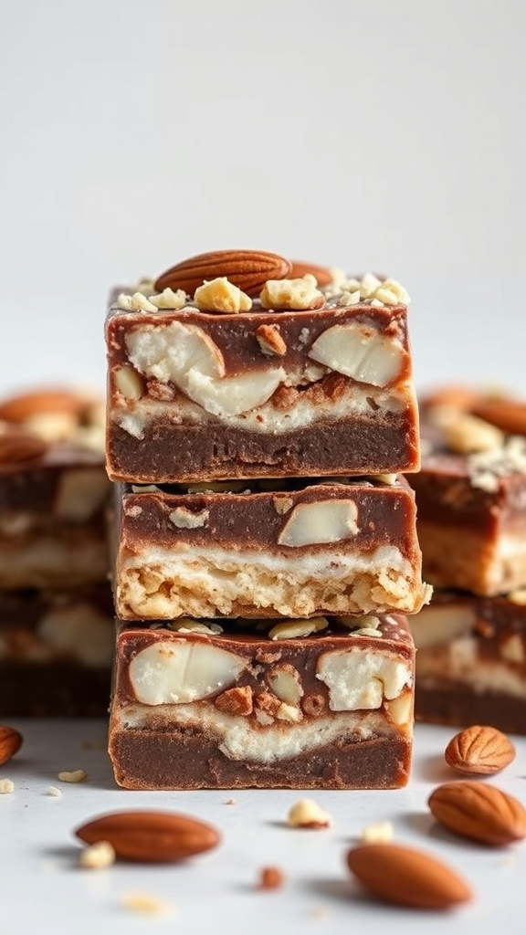 16. Vegan Almond Joy Bars