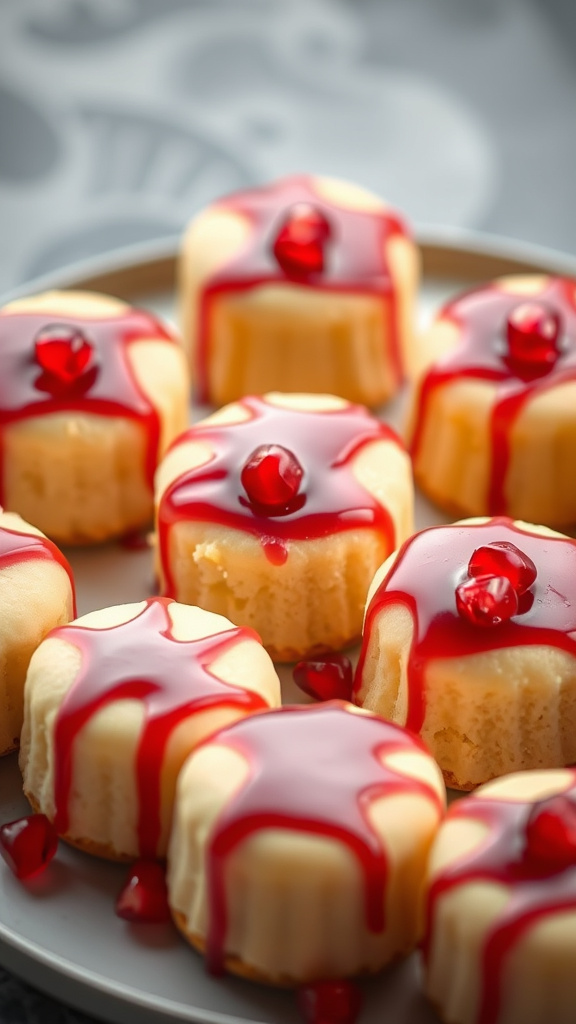 18. Vanilla Pomegranate Cakelettes