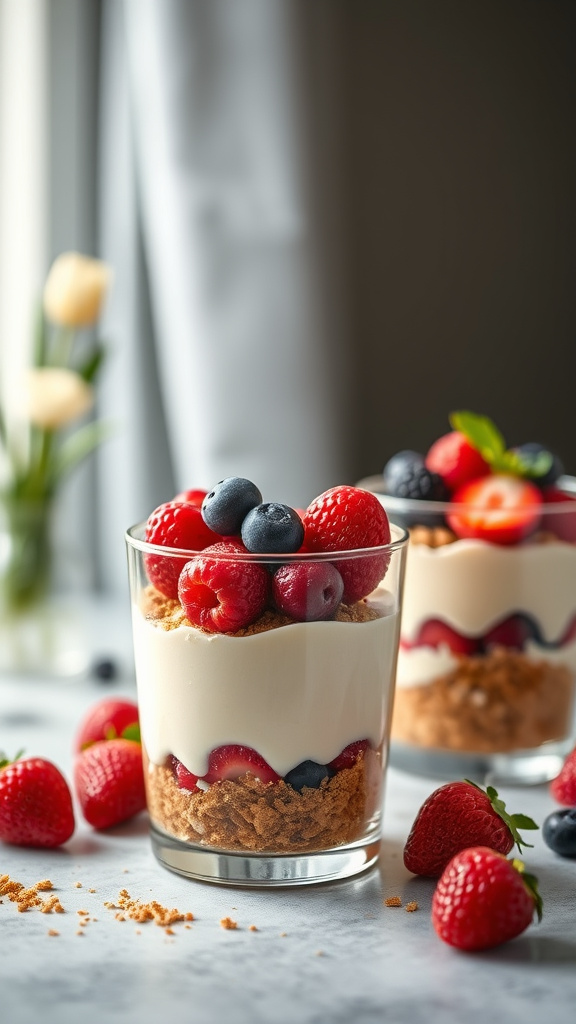 19. No-Bake Cheesecake Parfaits