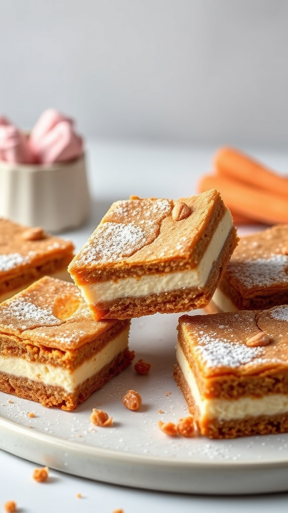 2. Carrot Cake Cheesecake Bars