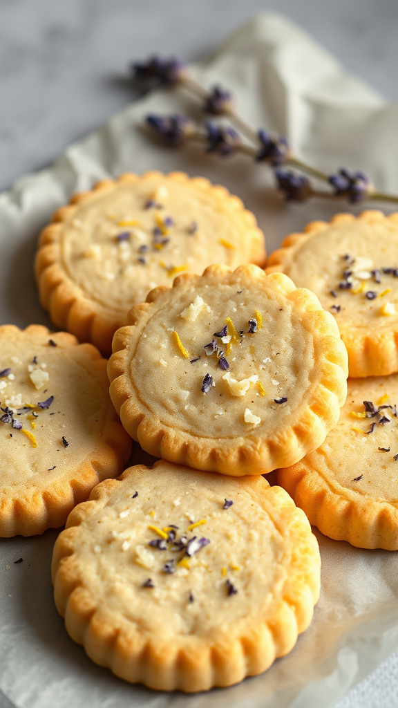 3. Lemon Lavender Shortbread Cookies