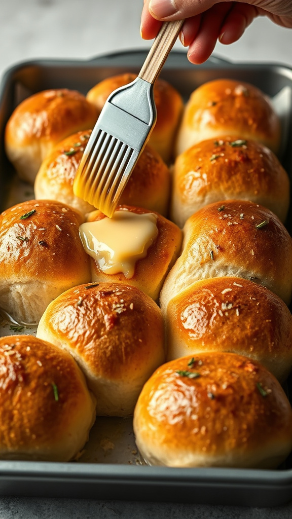 18. Rosemary Garlic Dinner Rolls