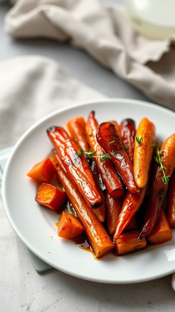 27. Honey Balsamic Roasted Carrots