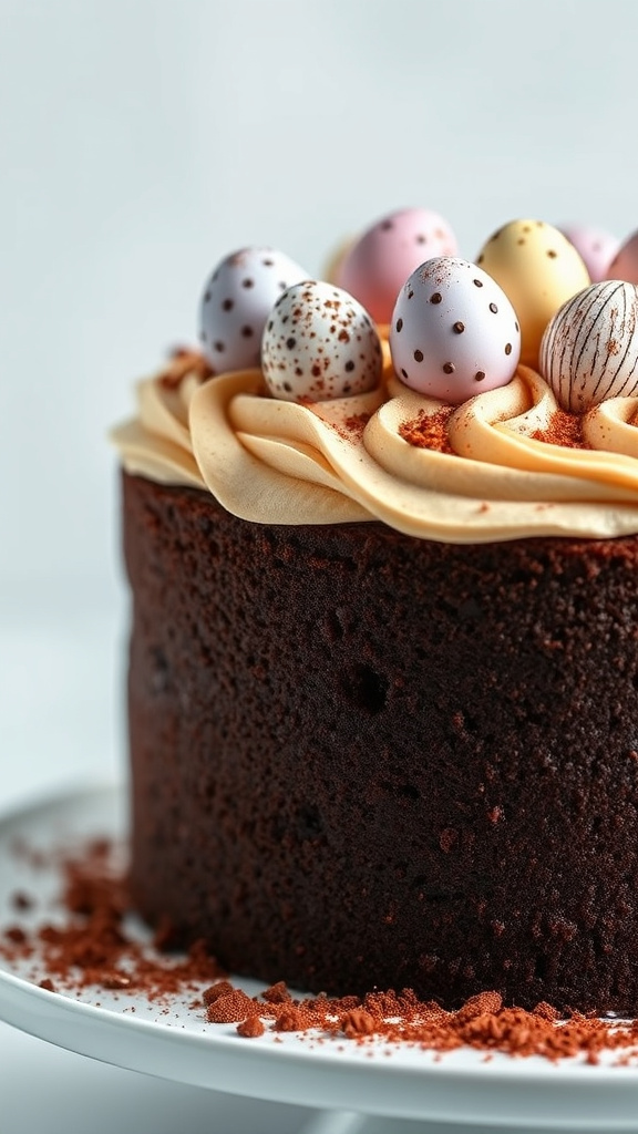 10. Speckled Egg Chocolate Cake