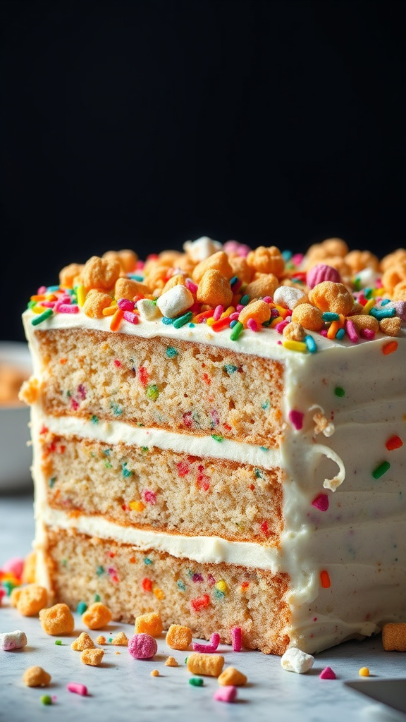 13. Funfetti Nestle Crunch Cake