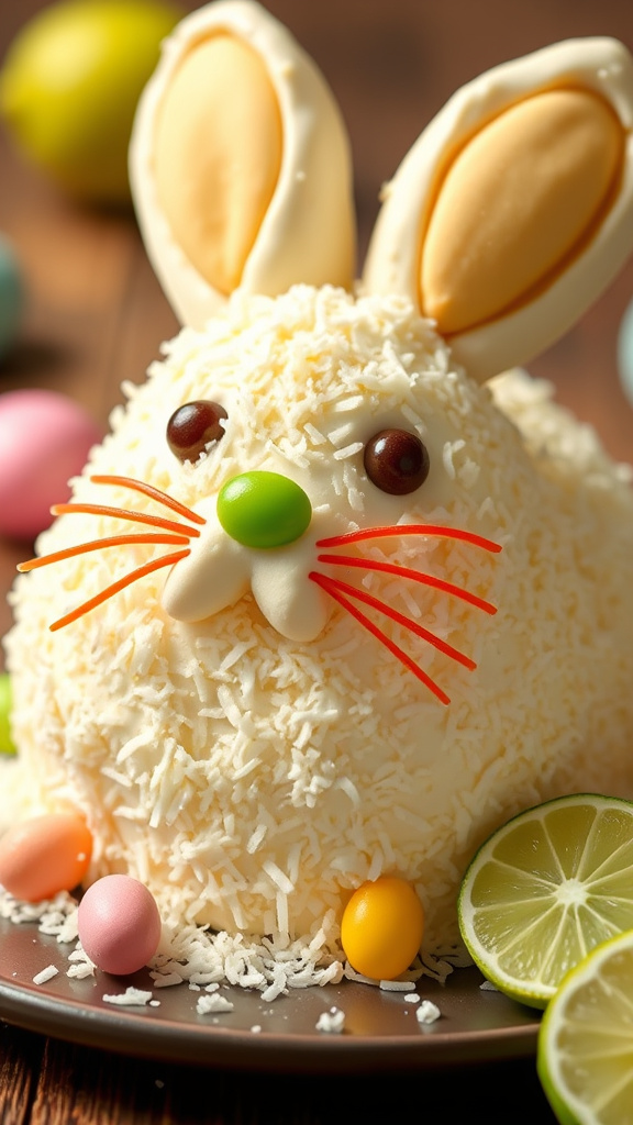 16. Coconut Lime Bunny Cake