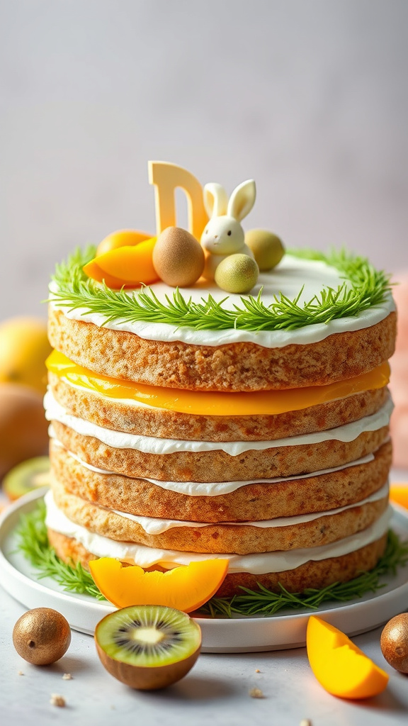 24. Mango Kiwi Layer Cake