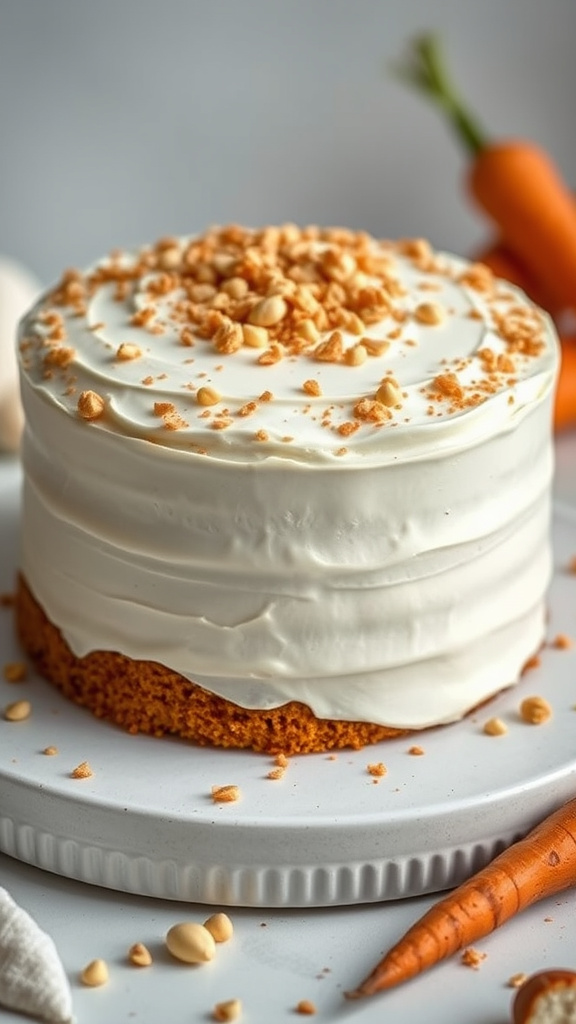 26. Hazelnut Carrot Crunch Cake