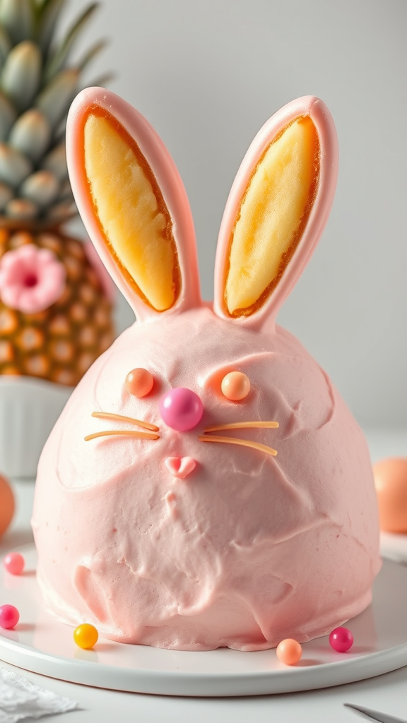 3. Pineapple Cream Bunny Cake