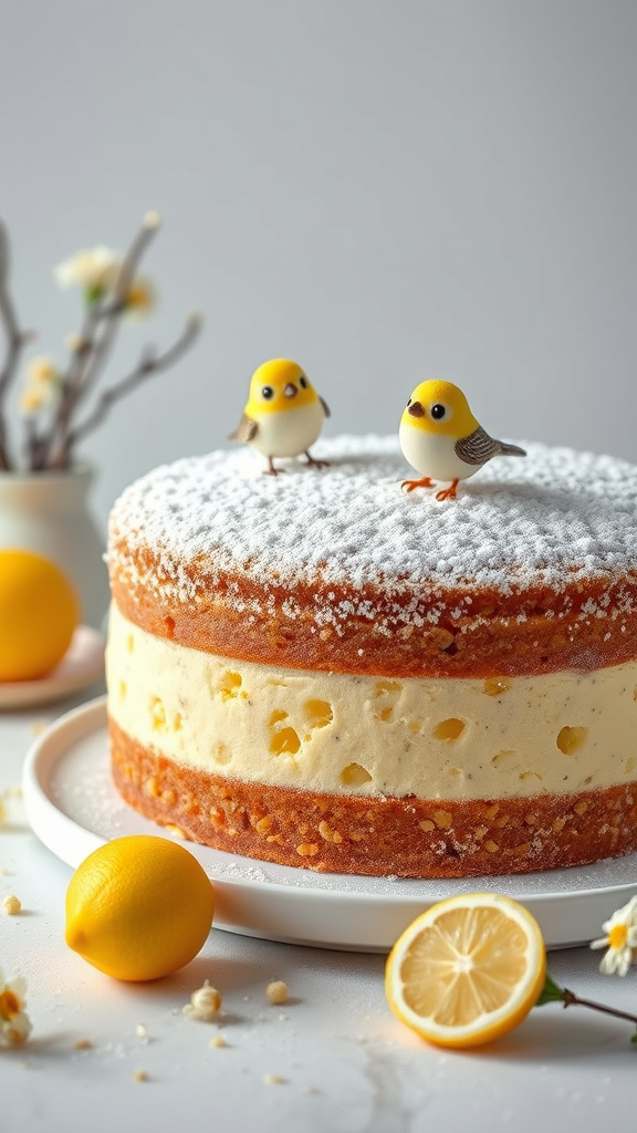 7. Chickadee Lemon Poppy Cake