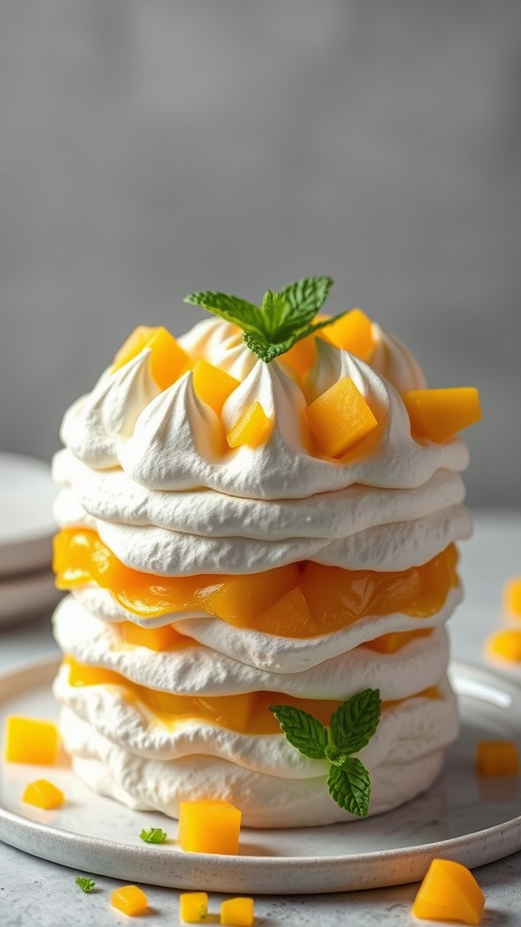 22. Mango Meringue Marvel