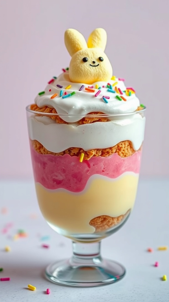 6. Marshmallow Peep Parfait