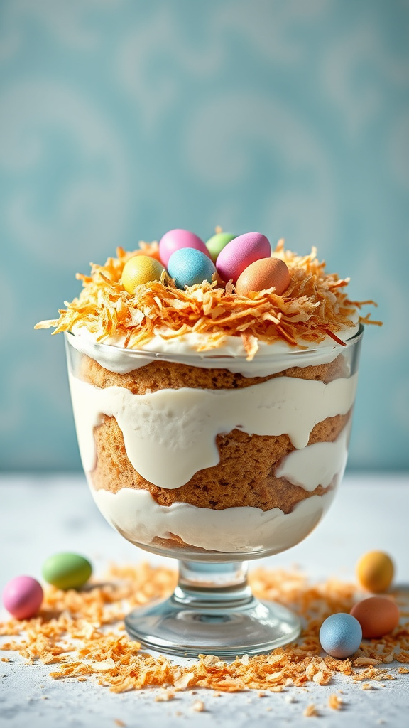 9. Coconut Nest Trifle