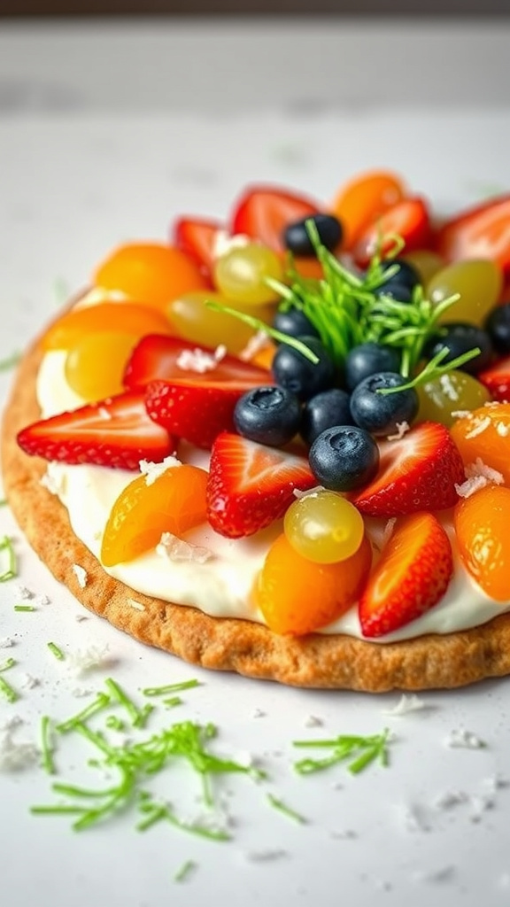 10. Carrot Patch Fruit Pizza