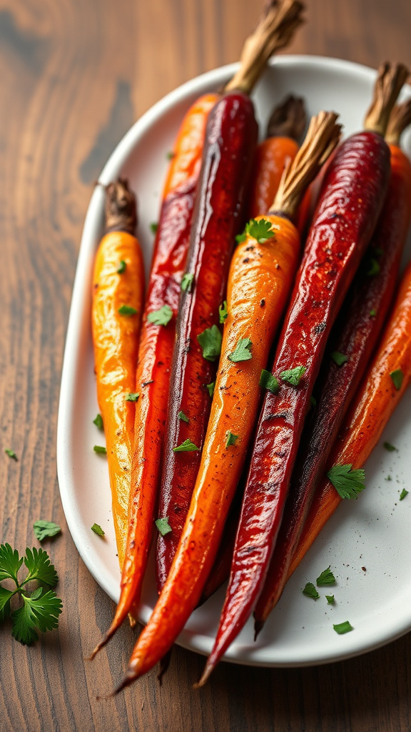 23. Roasted Rainbow Carrots