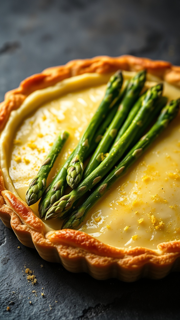 6. Zesty Lemon Asparagus Tart