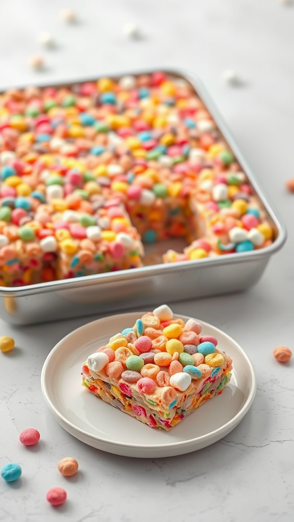 12. Fruity Pebbles Treats