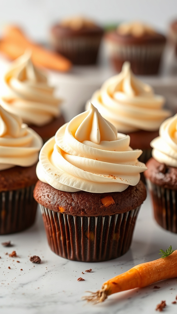 15. Chocolate Carrot Cupcakes