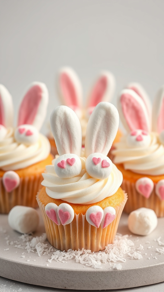 2. Bunny Butt Cupcakes