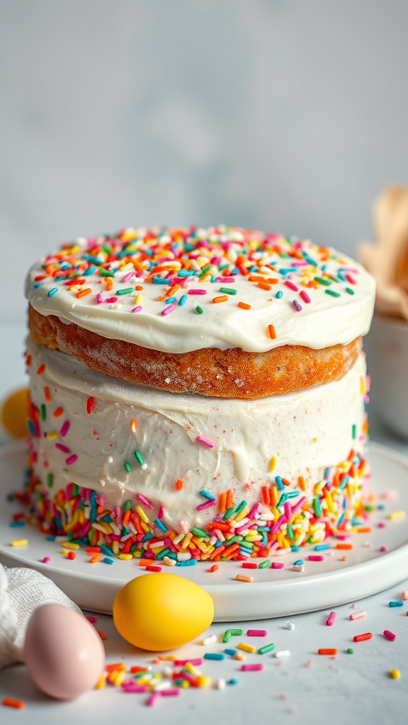 27. Springtime Sprinkle Cake