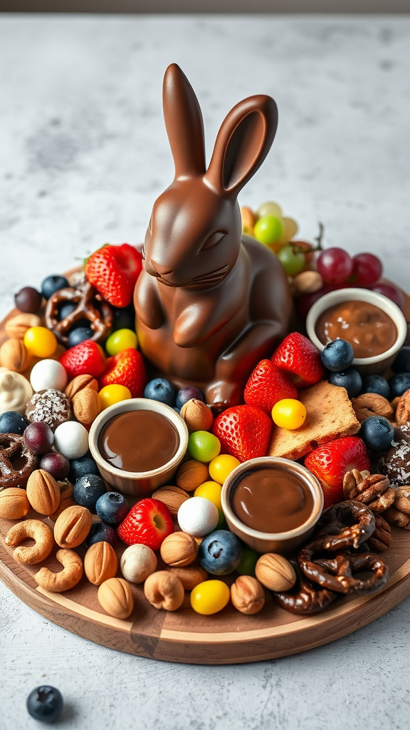 10. Chocolate Bunny Dessert Spread