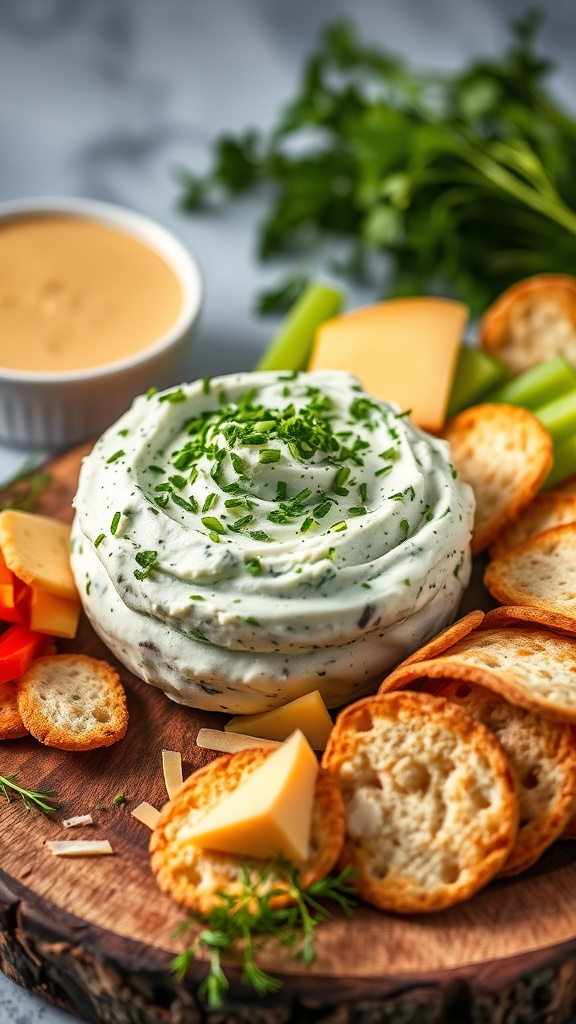 24. Herb Infused Cheese Spread