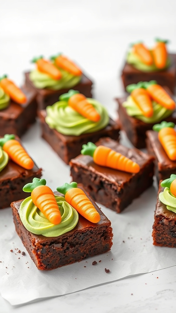 2. Carrot Patch Brownies