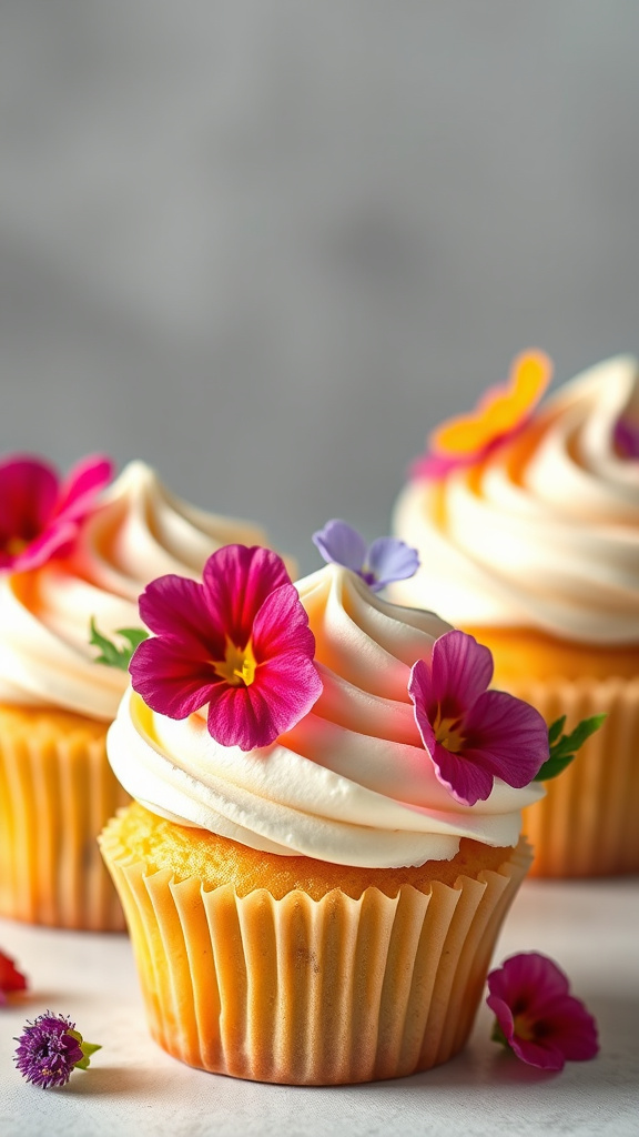 25. Spring Garden Cupcakes