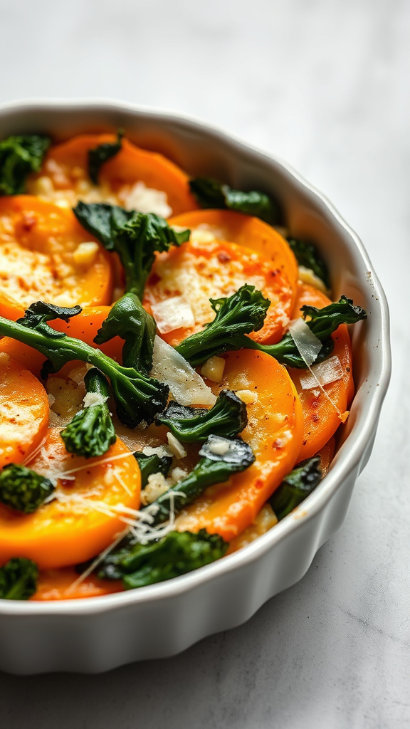 19. Butternut Squash and Kale Gratin