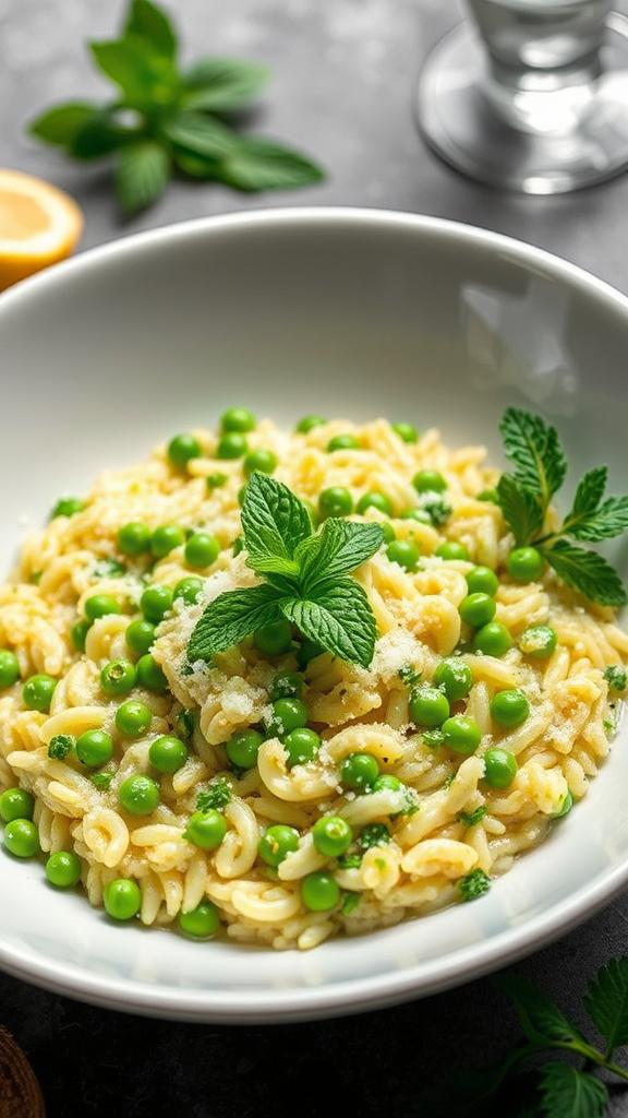 24. Pea and Mint Risotto