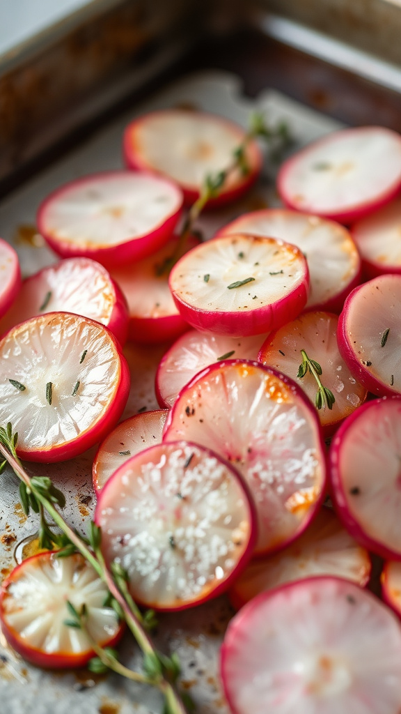 27. Thyme Roasted Radishes